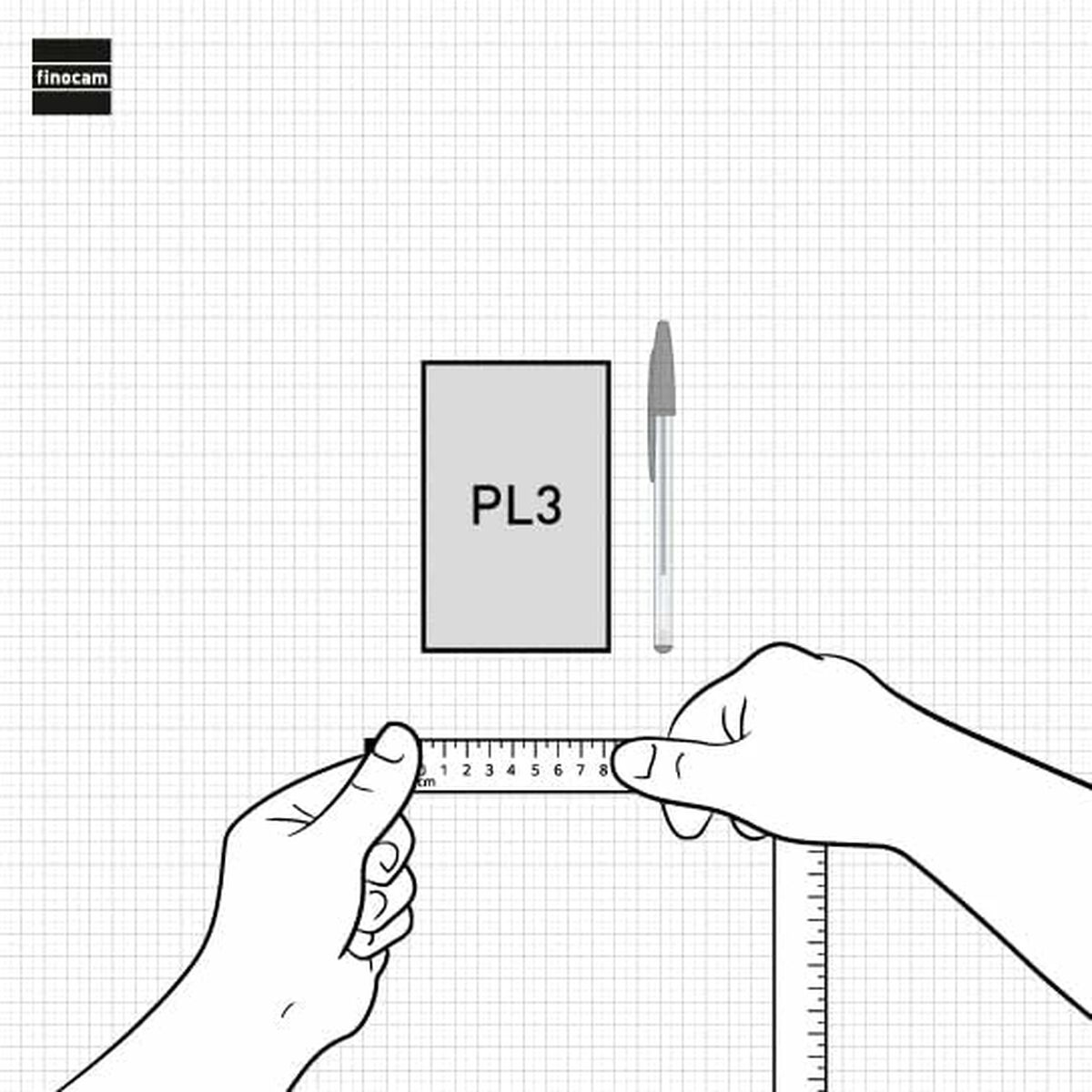 Recharge pour agenda Finocam P394 2026 8,2 x 12,7 cm