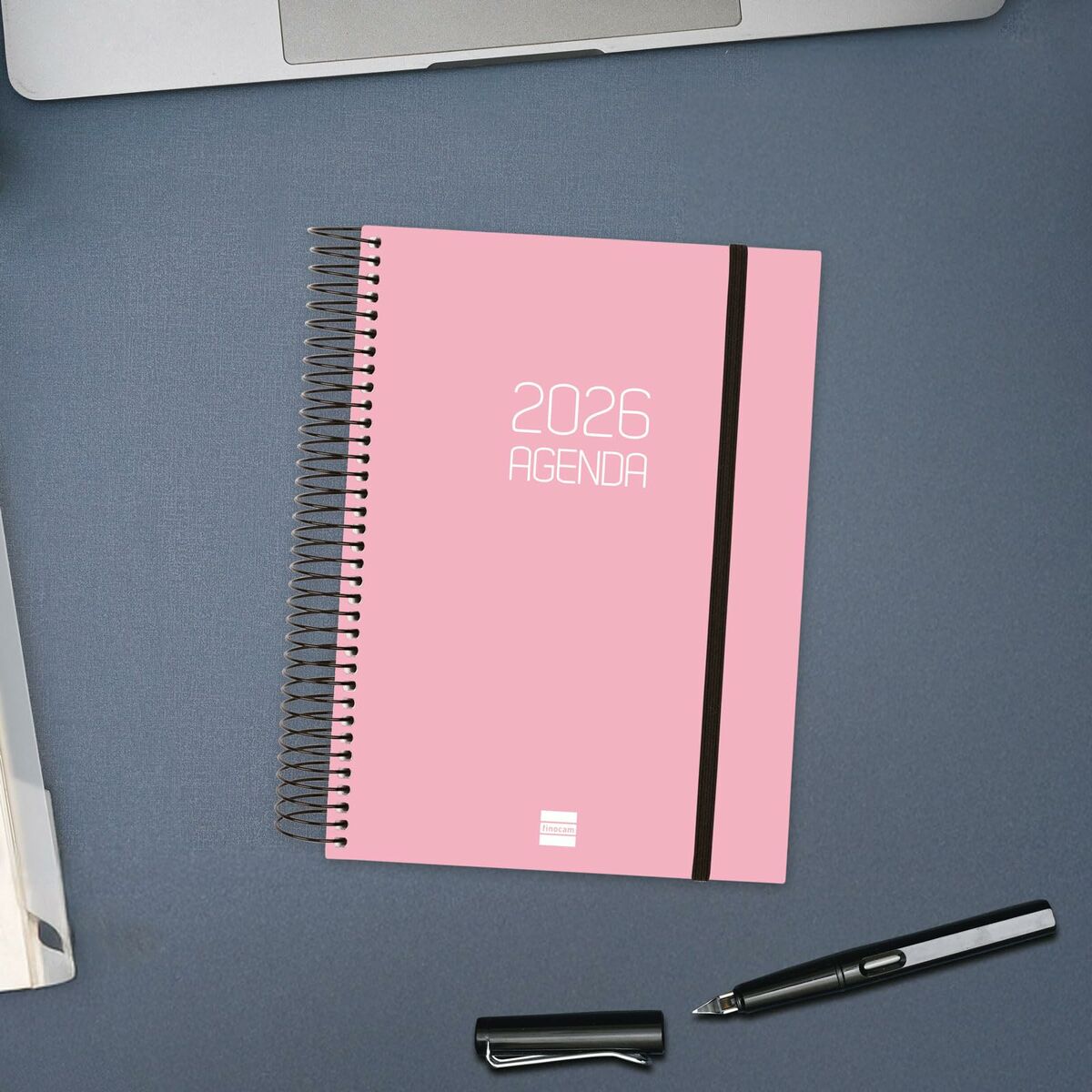 Agenda Finocam OPAQUE Rose A5 15,5 x 21,2 cm 2026