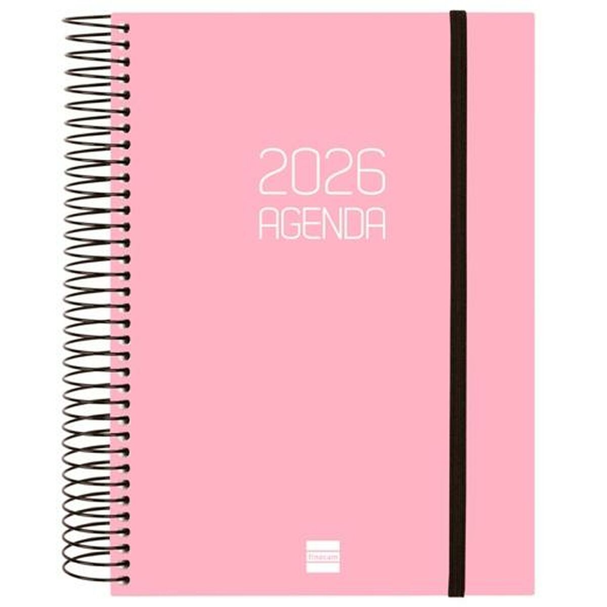 Agenda Finocam OPAQUE Rose A5 15,5 x 21,2 cm 2026
