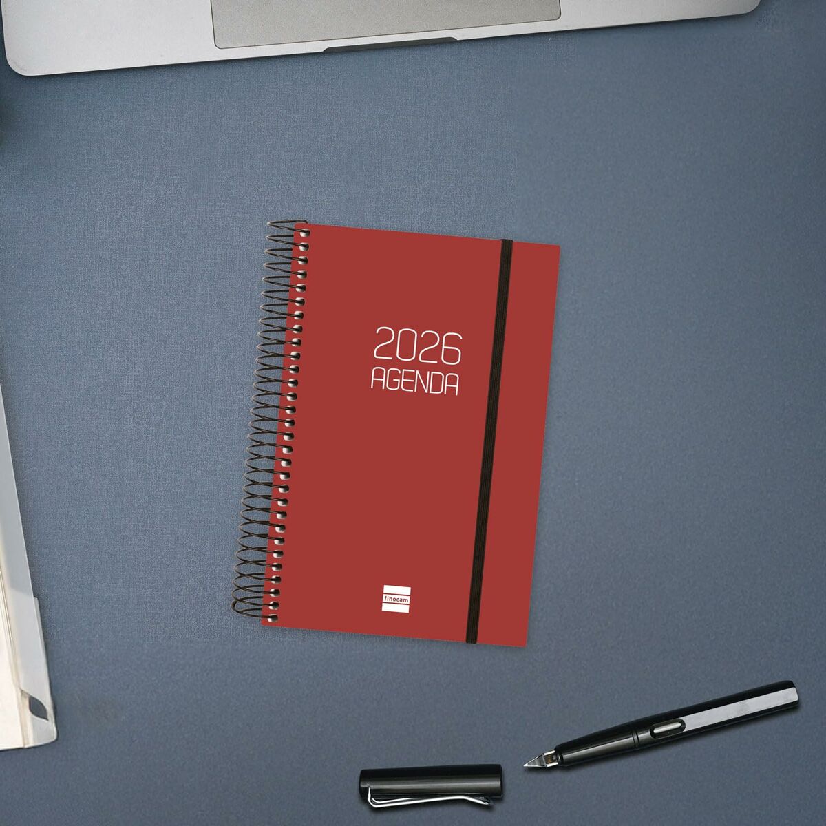 Agenda Finocam OPAQUE Bordeaux 11,7 x 18,1 cm 2026