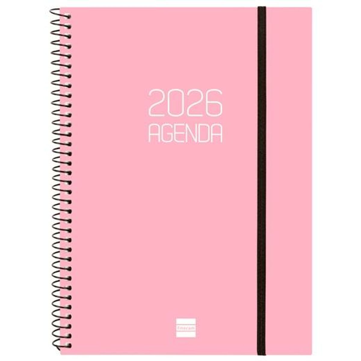 Agenda Finocam OPAQUE Rose A5 15,5 x 21,2 cm 2026