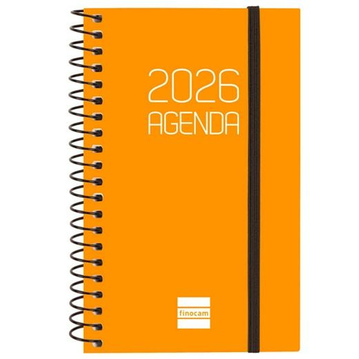 Agenda Finocam OPAQUE Orange Mini 7,9 x 12,7 cm 2026