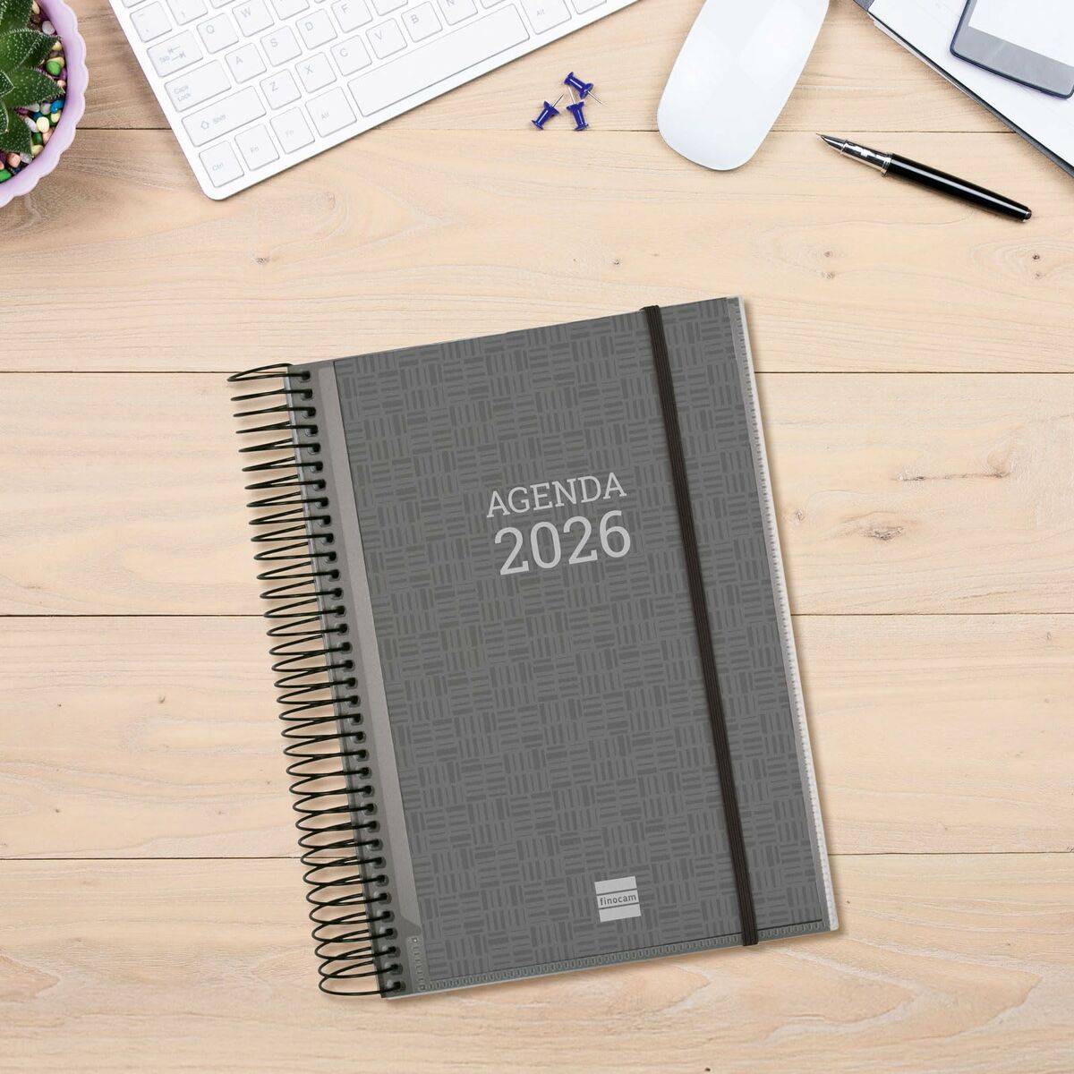 Agenda Finocam A5 15,5 x 21,2 cm 2026 Personnalisable
