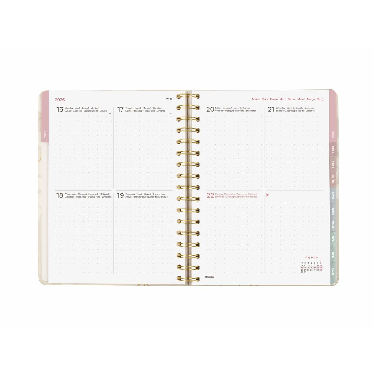 Agenda Finocam OPTIMAL quarto 15,5 x 21,5 cm 2026