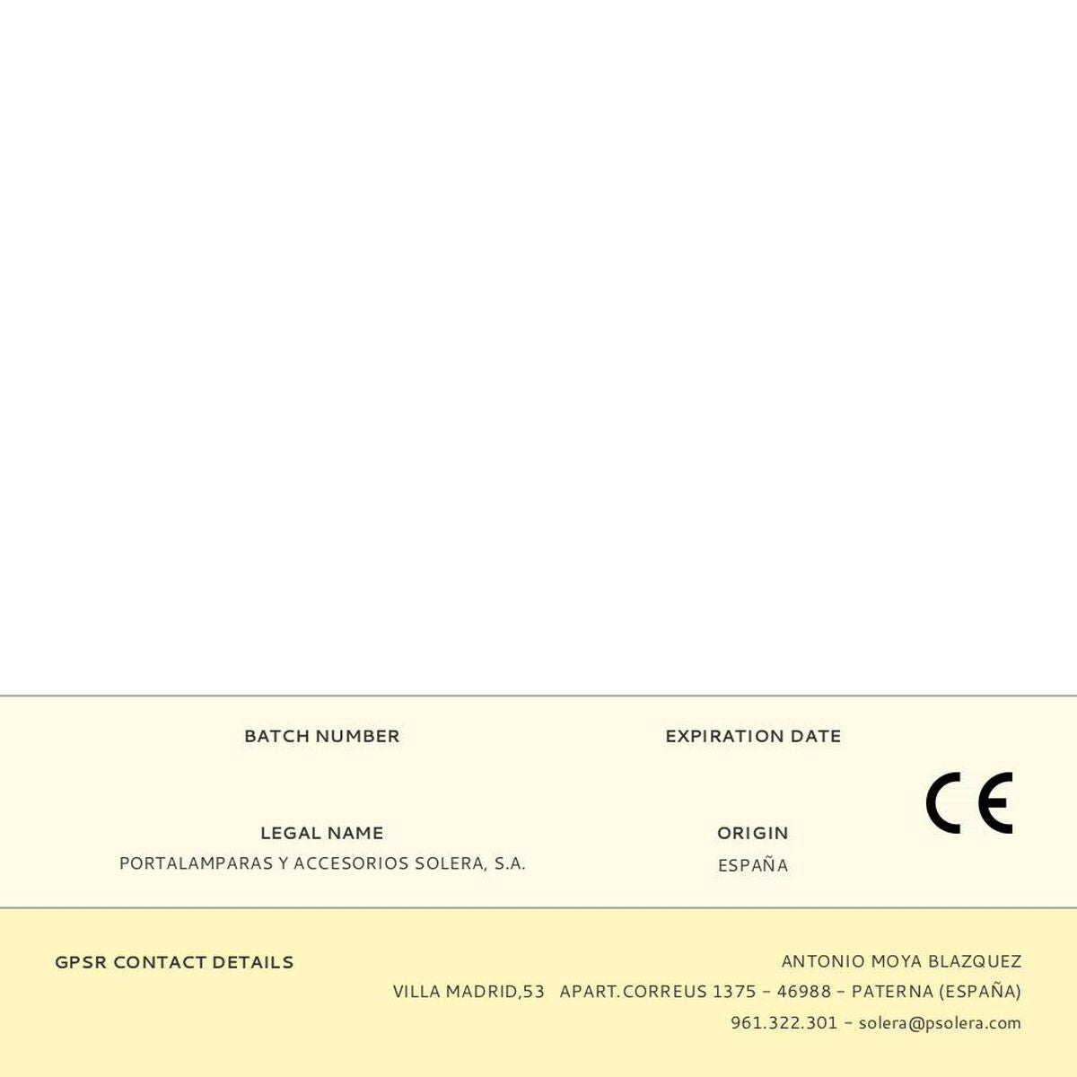 Fiche électrique Solera 706t Noir 250 V 4,8 mm