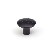 Pommeau Rei e774g Noir Métal Ø 35 x 29 mm (2 Unités)