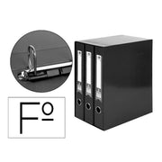 Reliure à anneaux Liderpapel MD32 A4 Noir 3 Unités