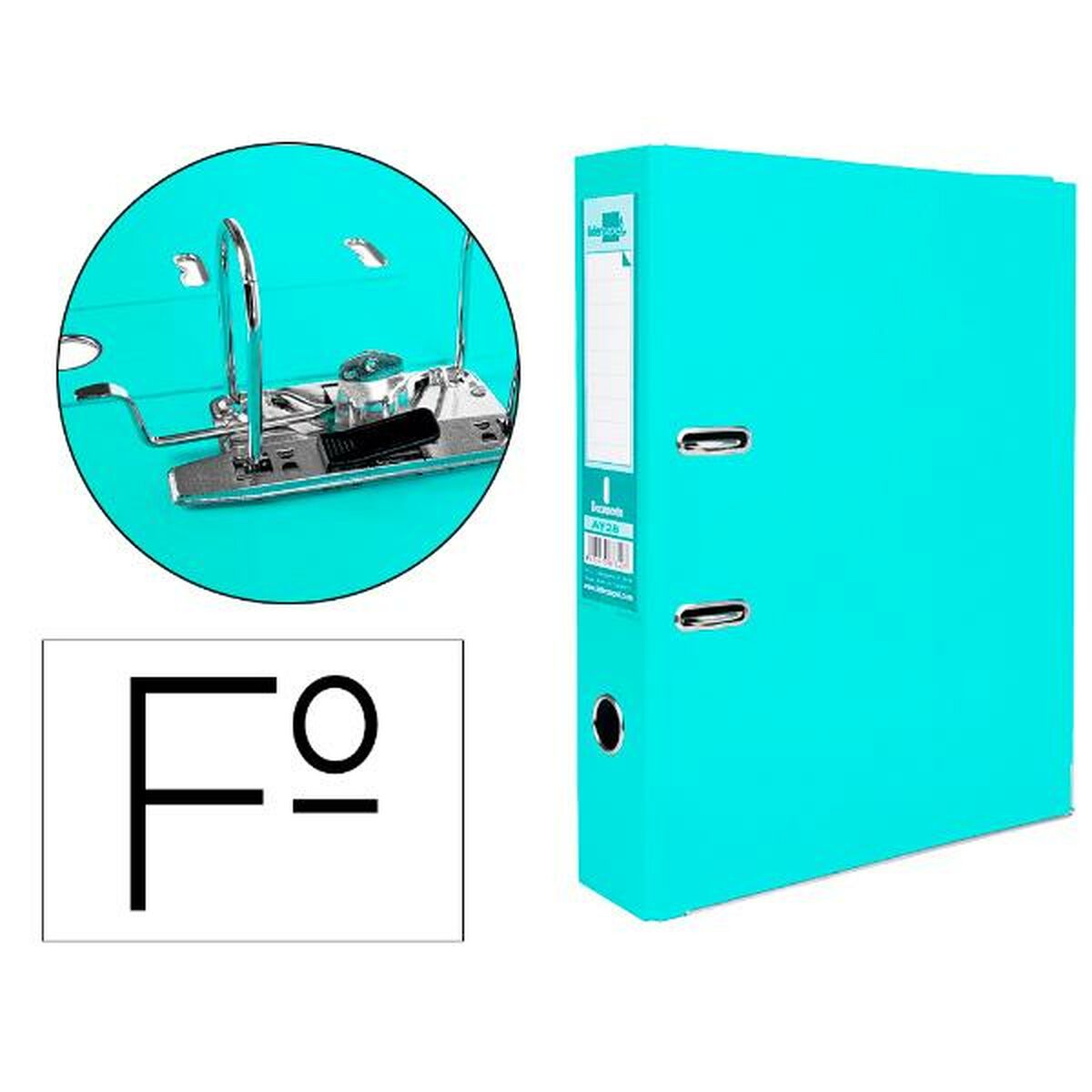 Reliure à anneaux Liderpapel AY28 Vert A4 (1 Unité)