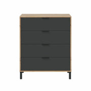Commode Marron Noir 77,5 x 40 x 93,5 cm