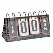 Calendrier de bureau DKD Home Decor Blanc Noir 34 x 13 x 21 cm