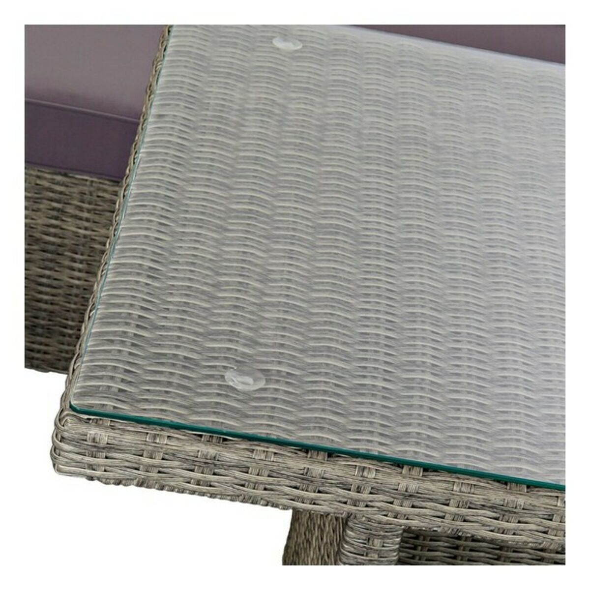 Ensemble Canapé + Table DKD Home Decor Extérieur 267 x 204 x 90 cm (4 pcs)