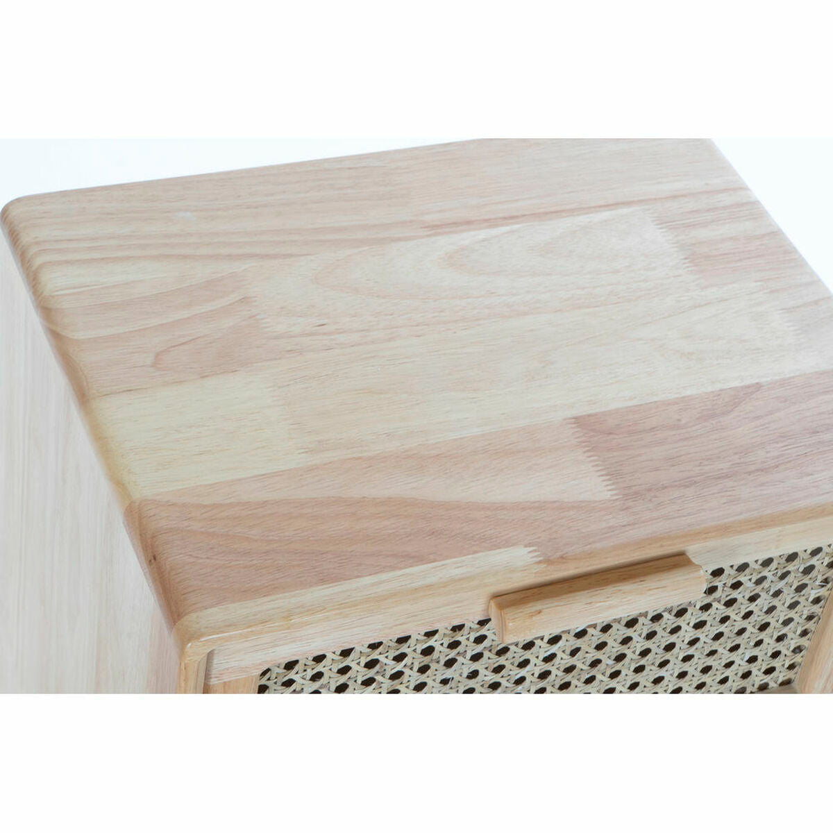 Table de Nuit DKD Home Decor Caoutchouc Rotin (40 x 30 x 54 cm)