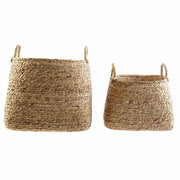 Set de basket DKD Home Decor 44 x 44 x 45 cm Naturel Marron Boho