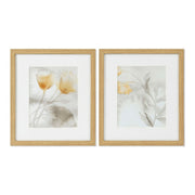 Toile DKD Home Decor Verre Toile 33 x 3 x 38 cm