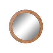 Miroir mural DKD Home Decor Marron Naturel Alpino 66 x 5 x 66 cm