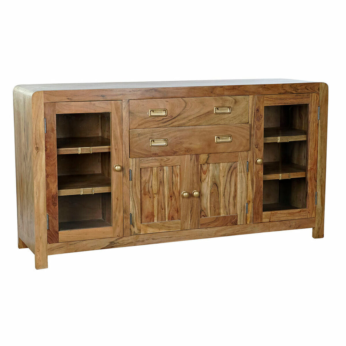 Buffet DKD Home Decor   Doré Naturel Acacia 150 x 40 x 81 cm