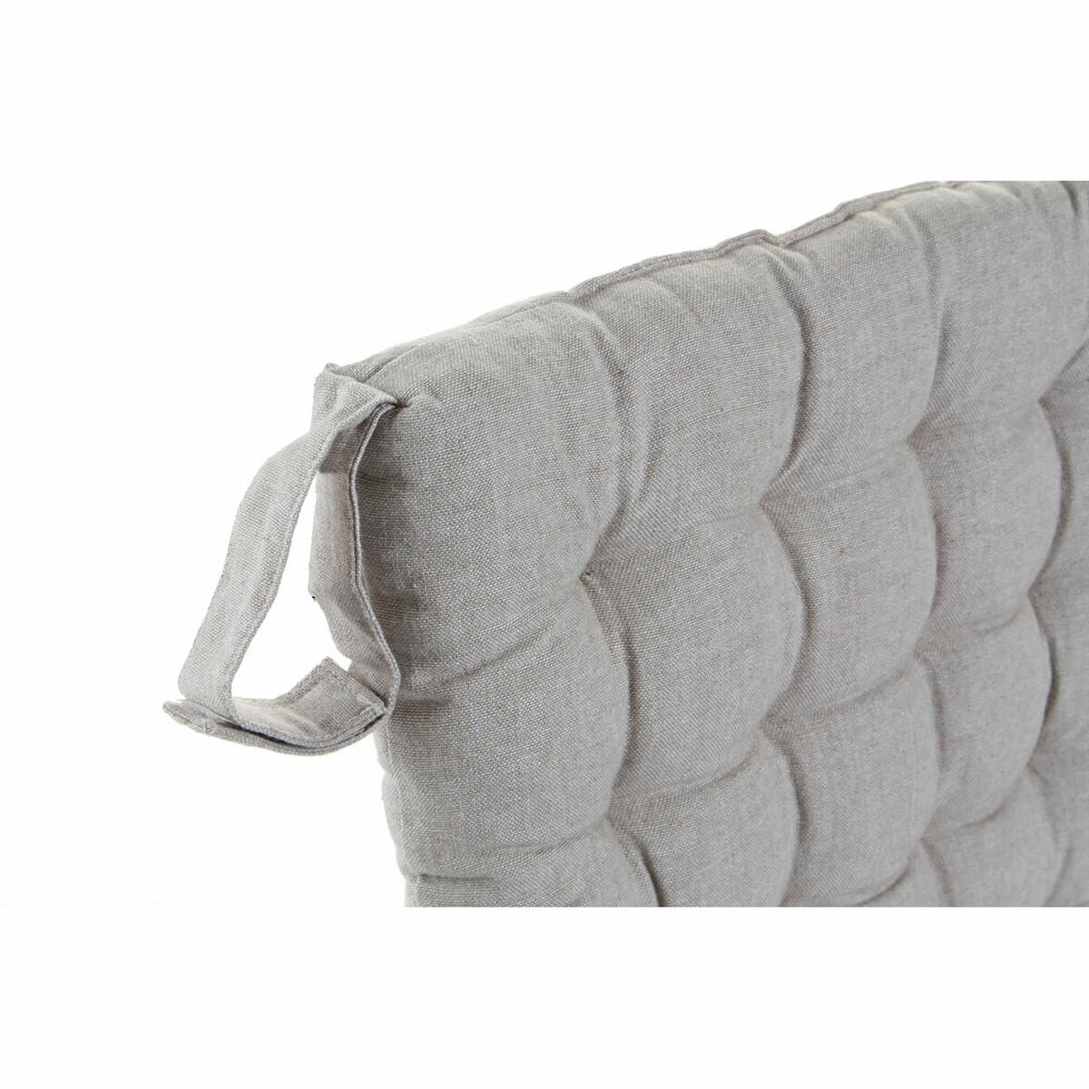 Coussin de chaise DKD Home Decor Beige Bleu Polyester Coton Aluminium Blue marine méditerranéen (3) (38 x 38 x 6 cm) (3 Unités)