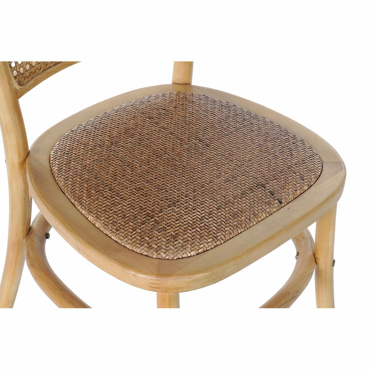 Chaise de Salle à Manger DKD Home Decor Multicouleur Naturel 48 x 45 x 85 cm 44 x 49 x 87 cm
