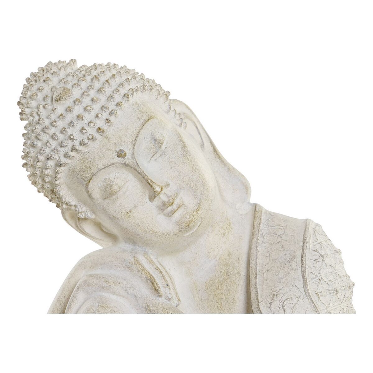 Figurine Décorative DKD Home Decor Gris Buda Résine (17 x 17 x 26 cm)