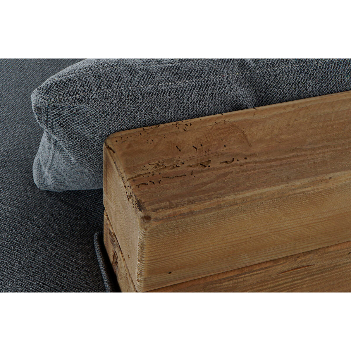 Canapé DKD Home Decor Gris Naturel Alpino 224 x 95 x 82 cm