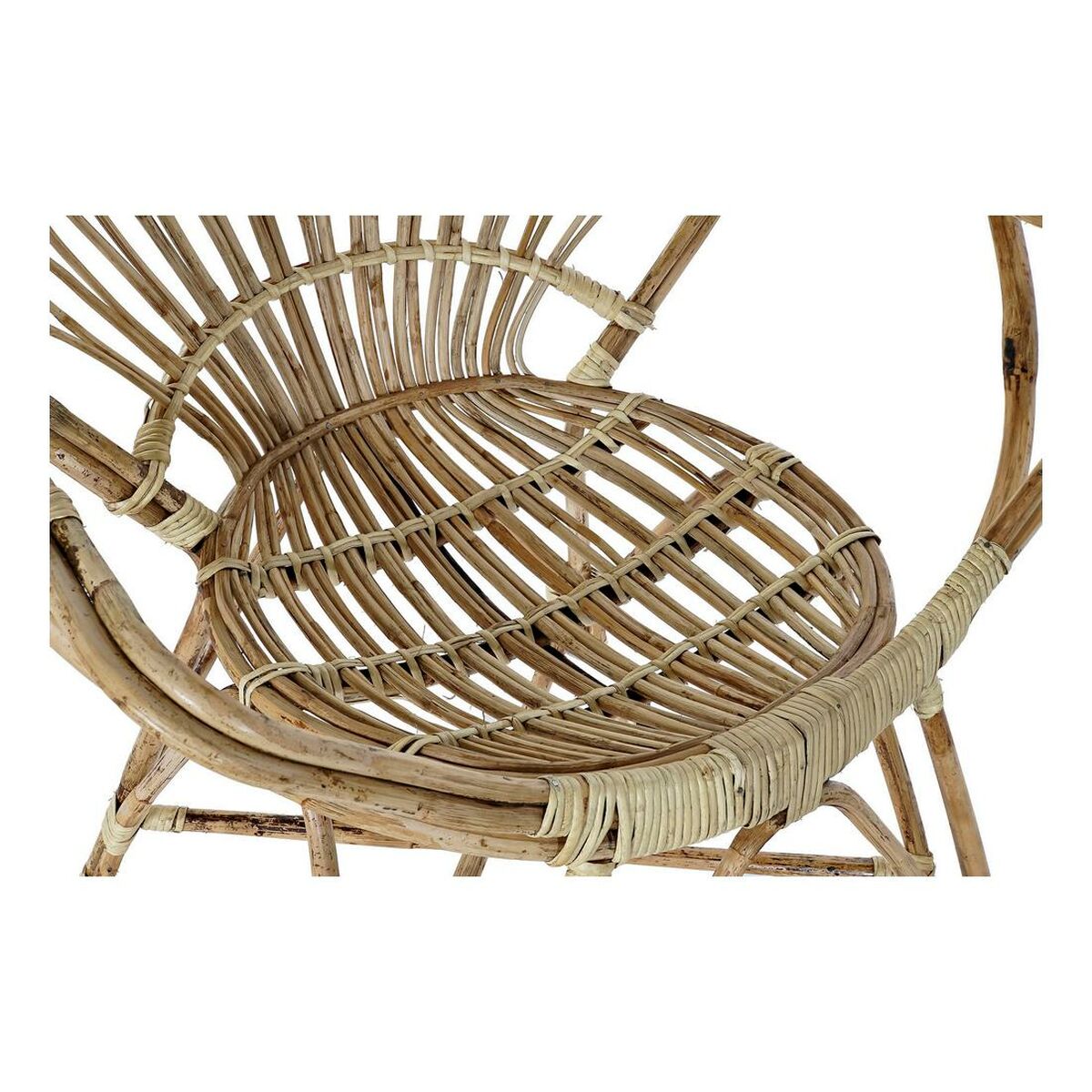 Chaise de jardin DKD Home Decor Naturel 77 x 58 x 85 cm