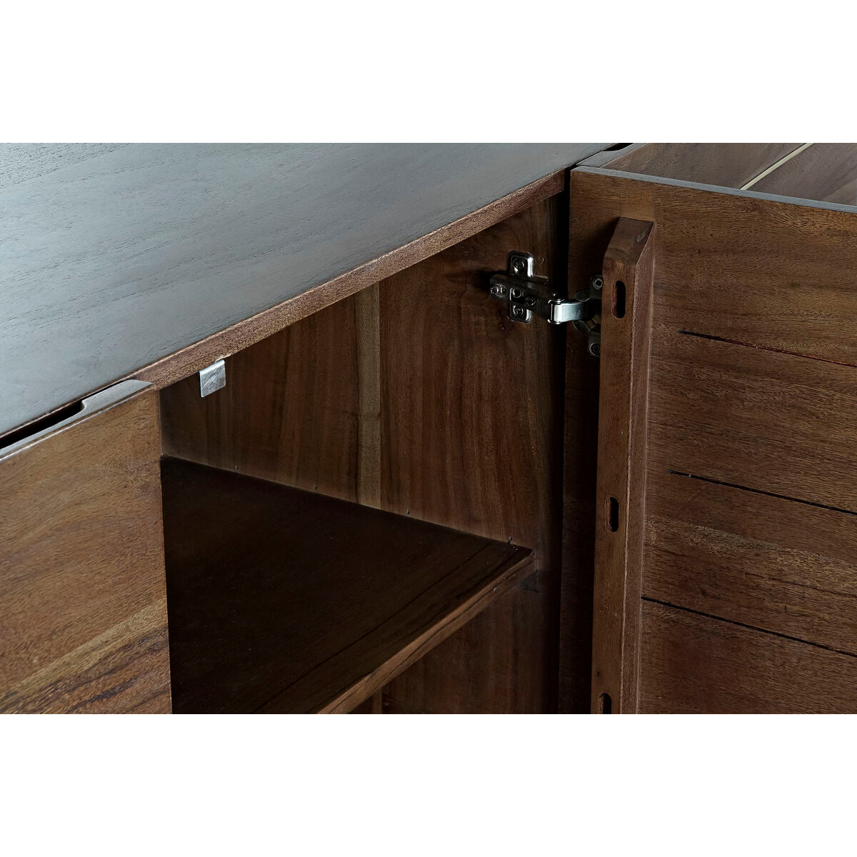 Buffet DKD Home Decor Brun foncé Acacia 145 x 41 x 76 cm