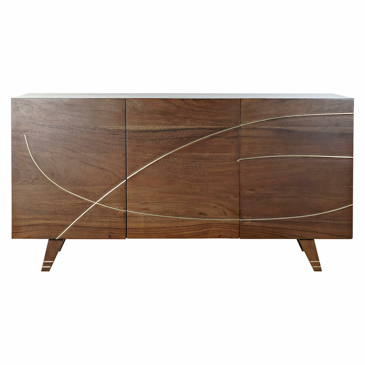 Buffet DKD Home Decor Brun foncé Acacia 145 x 41 x 76 cm