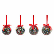 Boules de Noël DKD Home Decor Père Noël PVC (7 pcs) (7.5 x 7.5 x 12 cm)