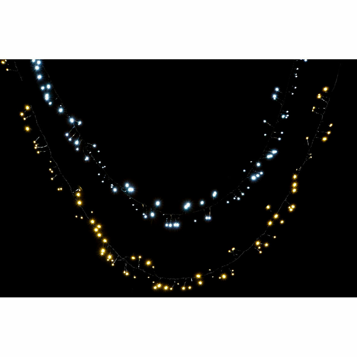 Bande lumineuse DKD Home Decor Jaune Blanc LED (2 Unités)