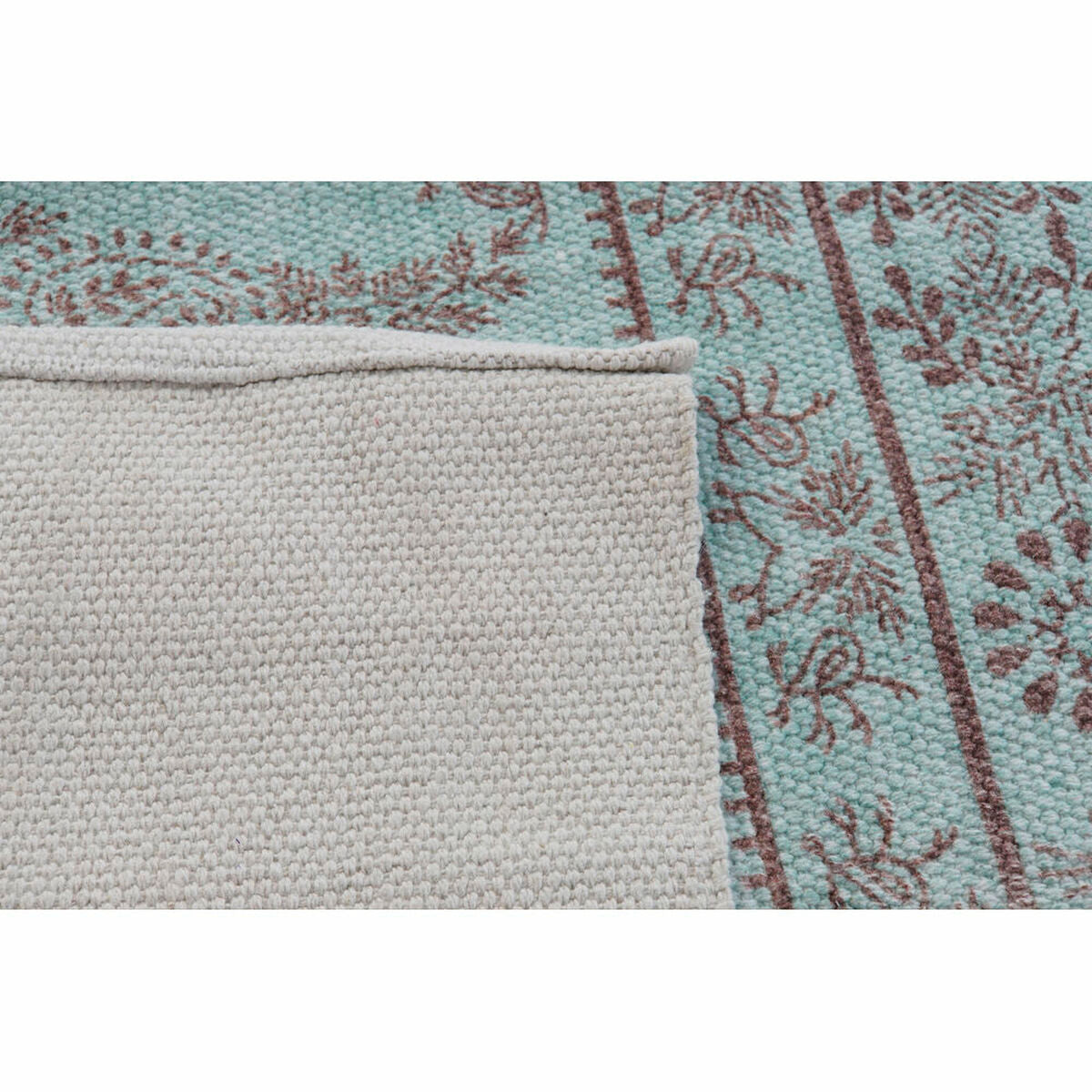 Tapis DKD Home Decor 160 x 230 x 0,4 cm Bleu Polyester Vert Arabe (2 Unités)