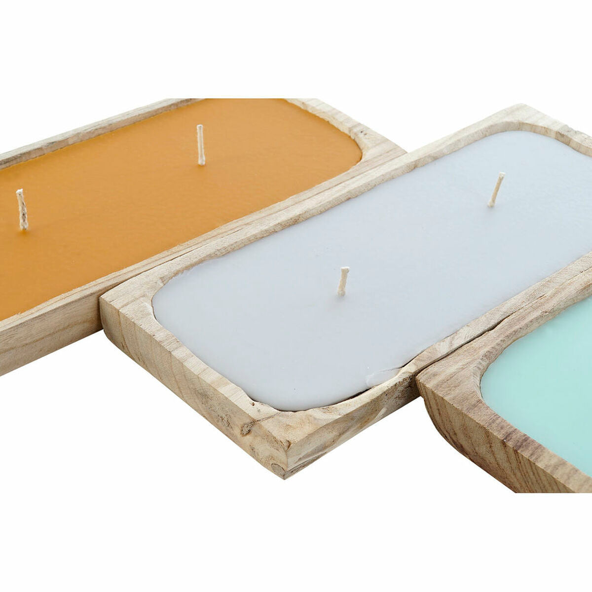 Bougie DKD Home Decor (35 x 15 x 5 cm) (3 pcs)