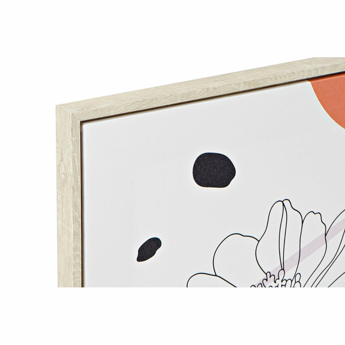 Toile DKD Home Decor polystyrène Toile 40 x 2,5 x 50 cm (4 Pièces)