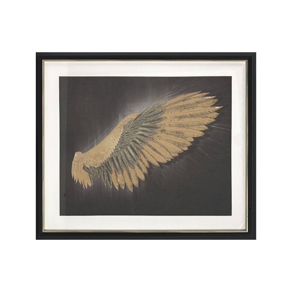 Cadre DKD Home Decor Verre Bois MDF 63 x 3,5 x 53 cm