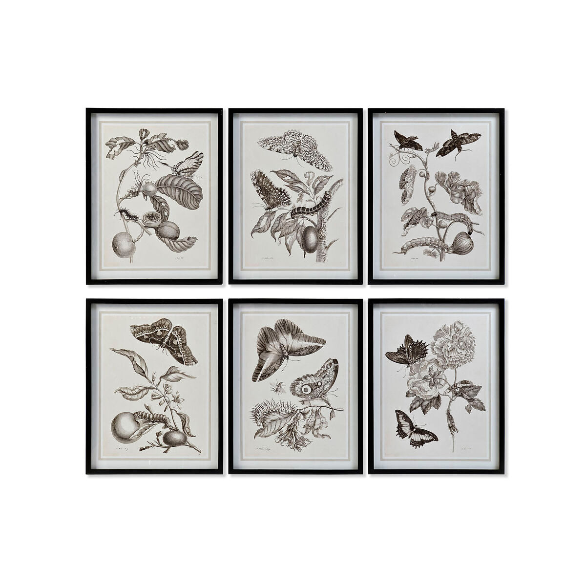 Cadre DKD Home Decor Verre Bois MDF 50 x 2,5 x 65 cm