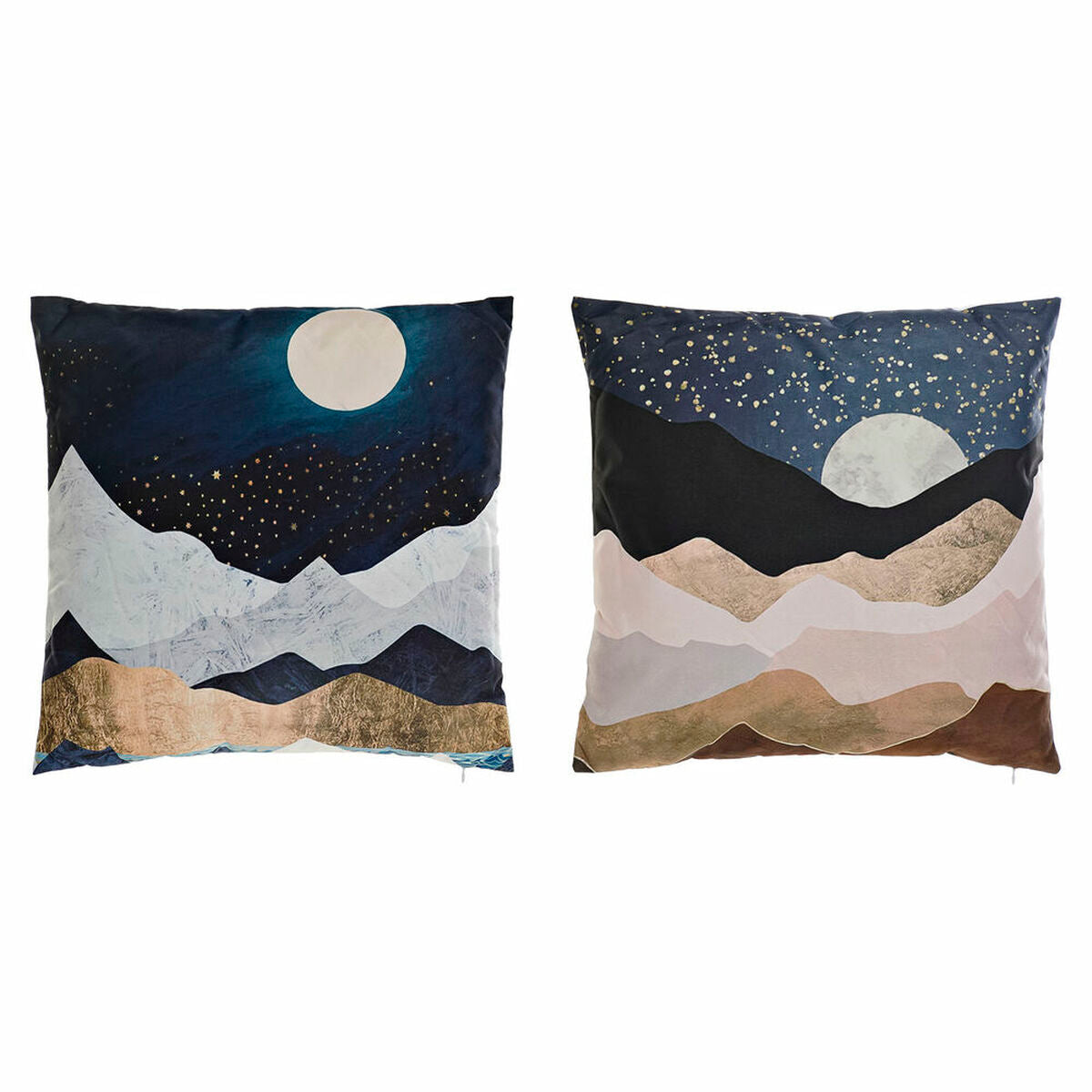 Coussin DKD Home Decor Multicouleur Lune 45 x 10 x 45 cm (2 Unités)