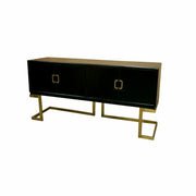 Buffet DKD Home Decor Noir Bronze Doré Métal Peuplier 180 x 50 x 90 cm