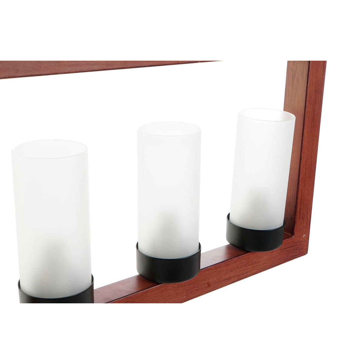 Suspension DKD Home Decor Marron Aluminium Verre (52 x 6 x 26 cm)