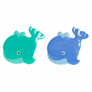 Tapis de bain DKD Home Decor 11,5 x 1 x 10 cm Bleu Turquoise Enfant PVC 10 cm (2 Unités)