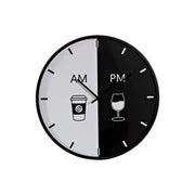 Horloge Murale DKD Home Decor Blanc Noir Métal Moderne 60 x 4 x 60 cm (2 Unités)