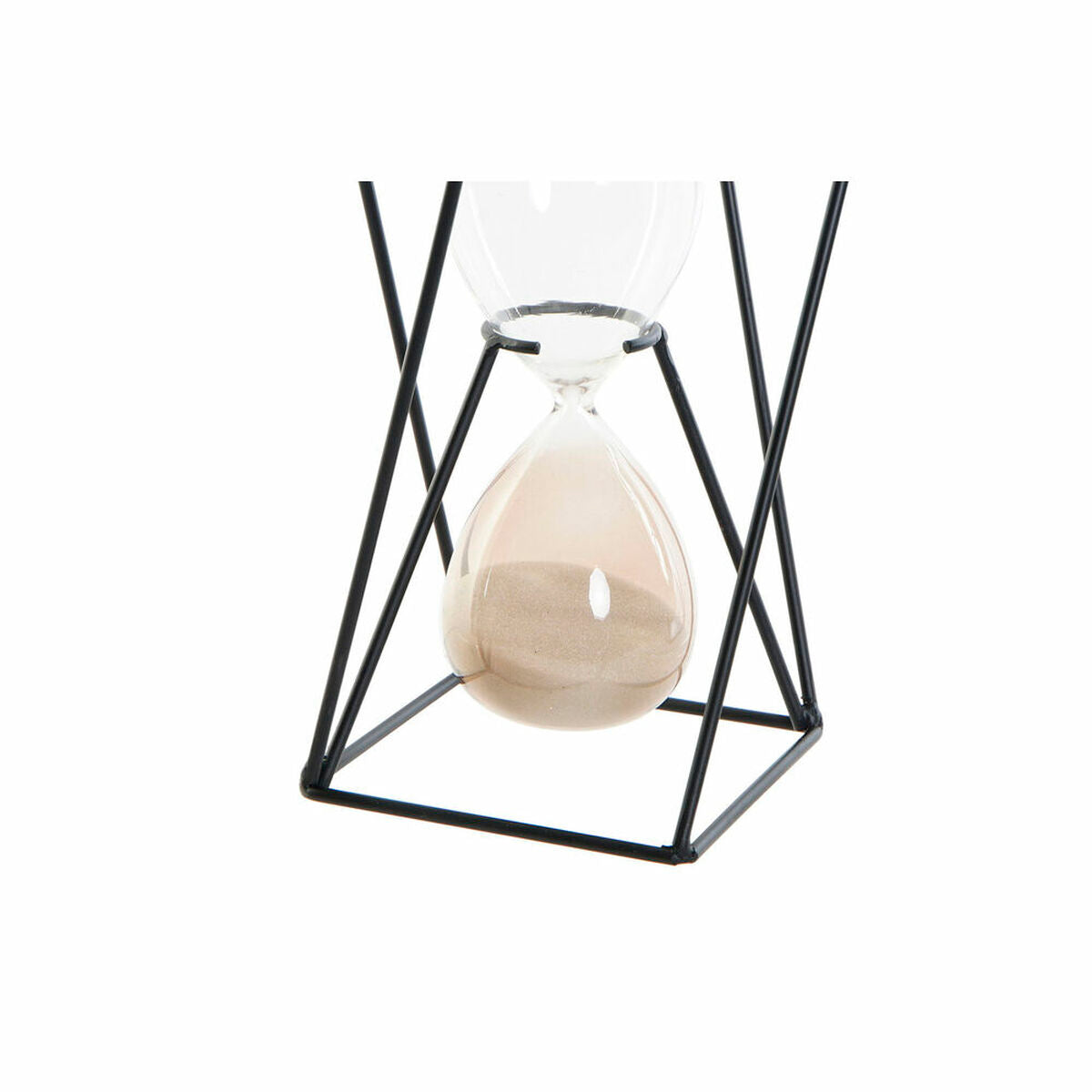 Sablier DKD Home Decor Noir Ambre Terre cuite 14 x 14 x 19 cm