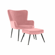 Fauteuil DKD Home Decor Noir Rose 70 x 60 x 84 cm
