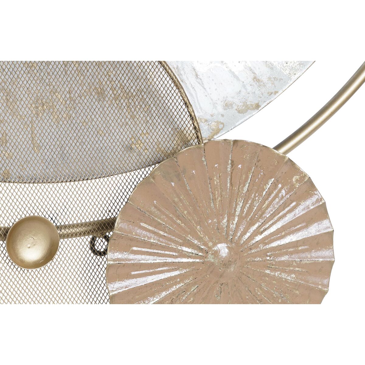 Miroir mural DKD Home Decor Blanc Doré Moderne 65 x 7,6 x 76 cm