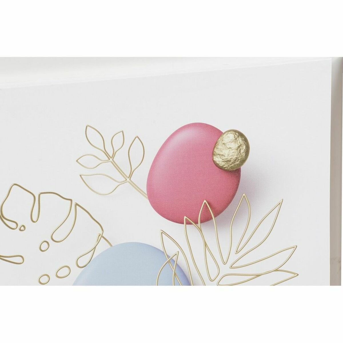 Toile DKD Home Decor Toile Bois MDF 40 x 1,8 x 40 cm