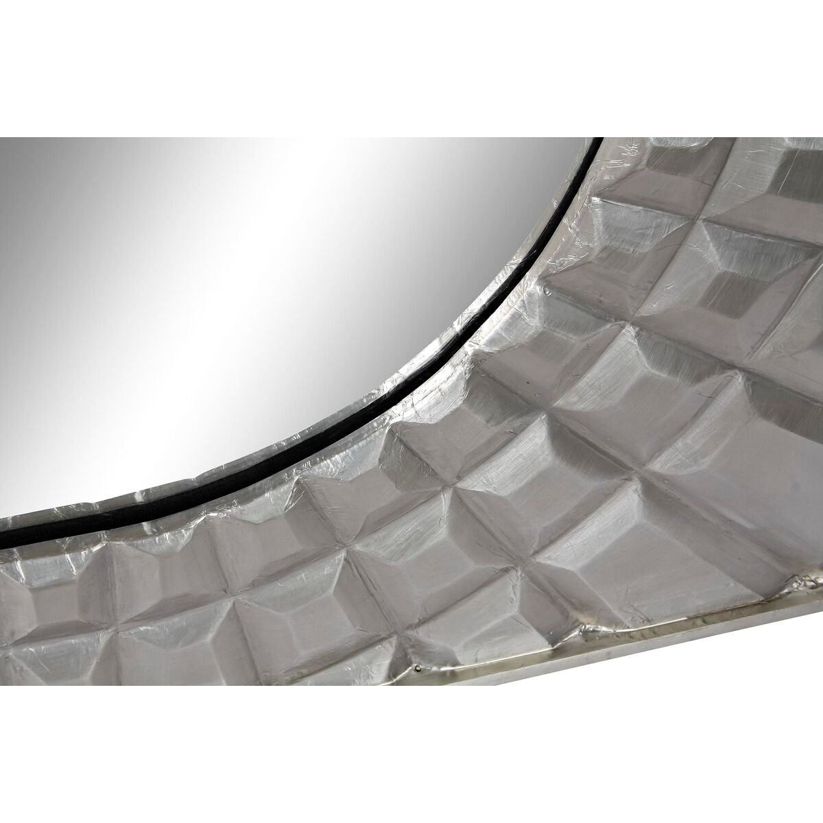 Miroir mural DKD Home Decor Argenté Moderne 154 x 4 x 92 cm