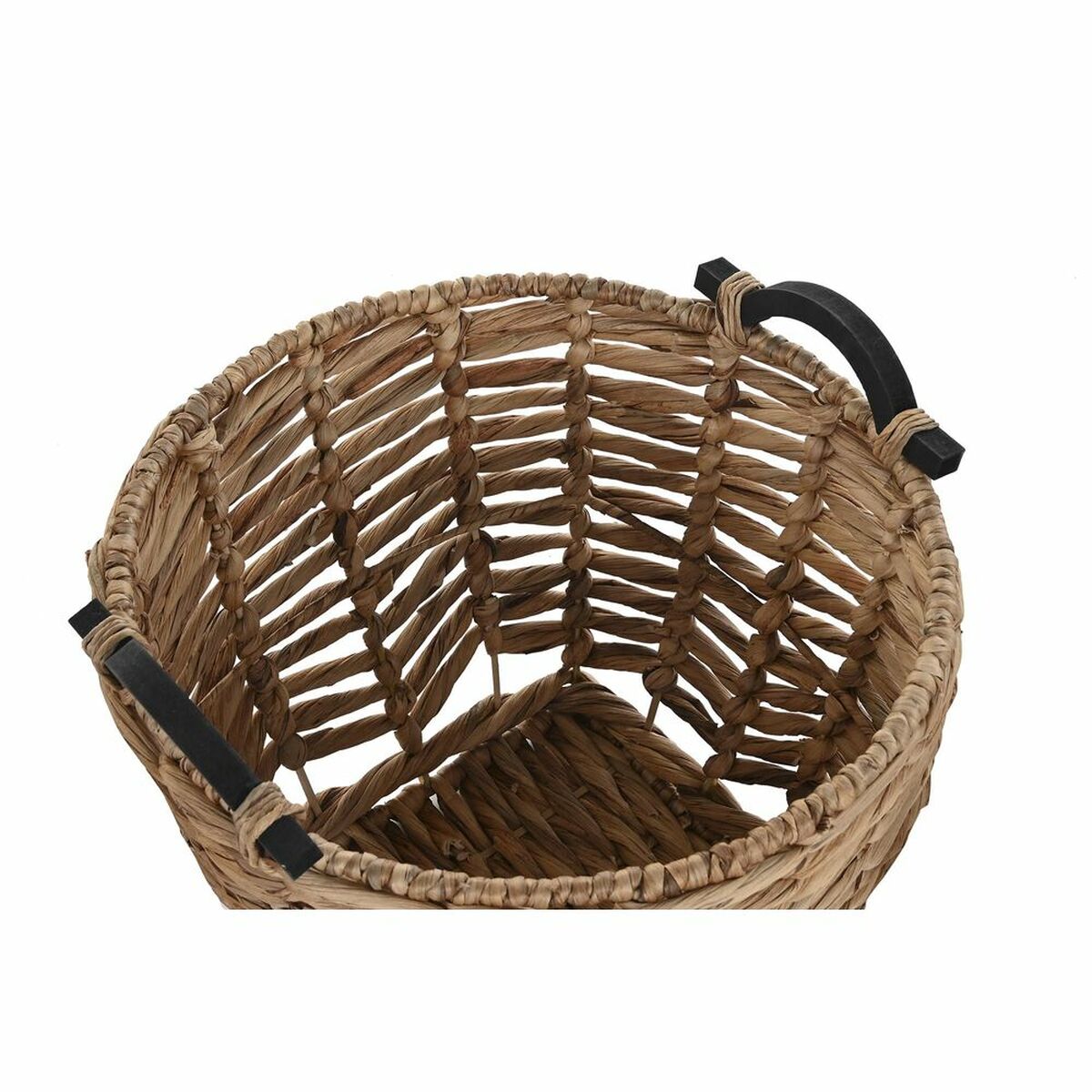 Set de basket DKD Home Decor Naturel Bois Fibre naturelle (3 Pièces)
