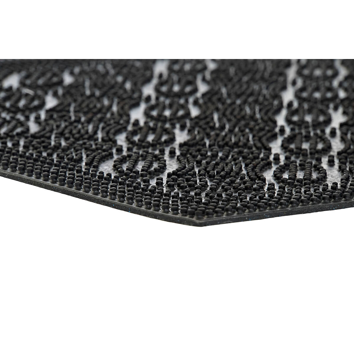 Paillasson DKD Home Decor Noir Caoutchouc 2 Unités (60 x 40 x 0,3 cm)