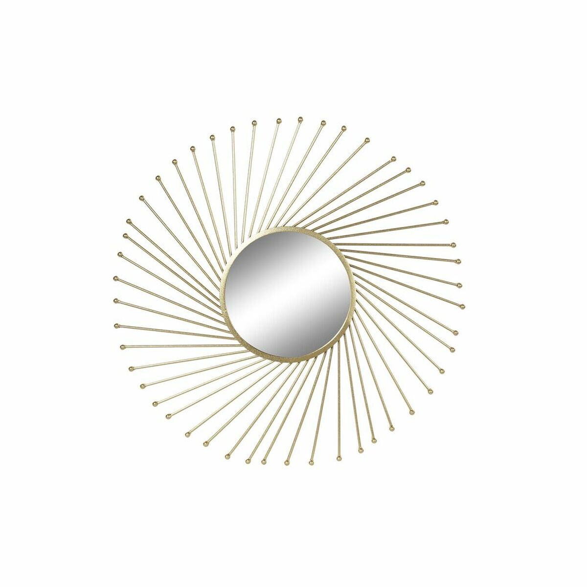 Miroir mural DKD Home Decor Doré 84 x 2,5 x 84 cm