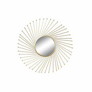 Miroir mural DKD Home Decor Doré 84 x 2,5 x 84 cm