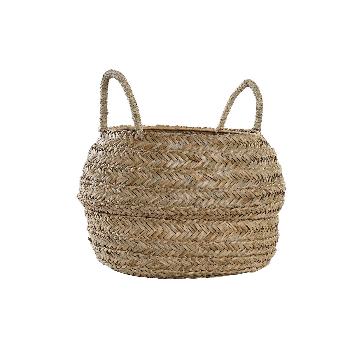 Panier décoratif DKD Home Decor Naturel Herbier marin