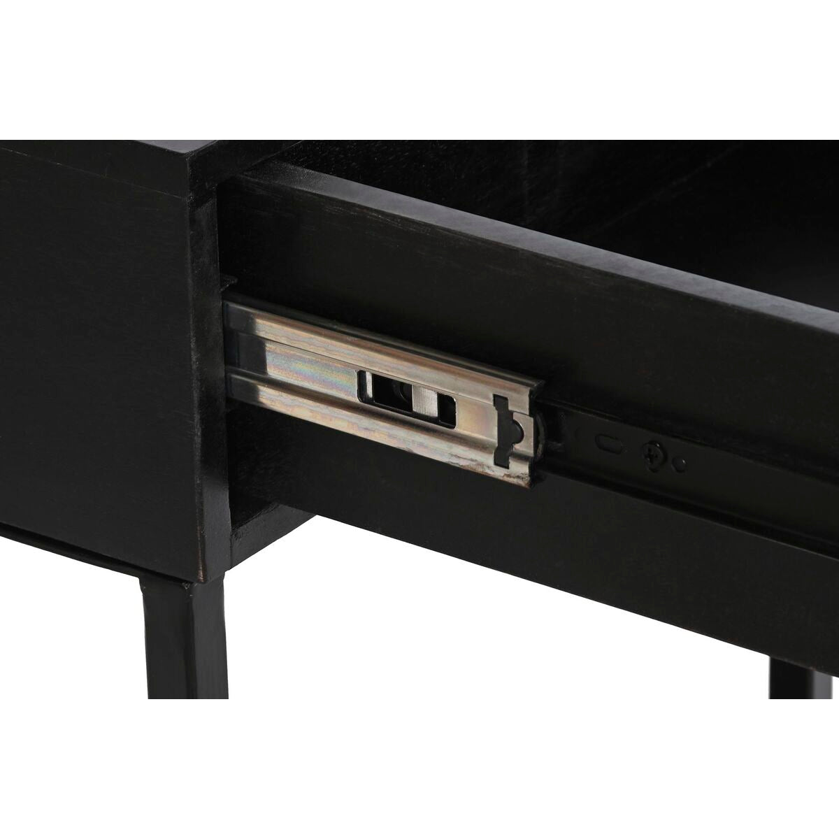 Table de Nuit DKD Home Decor Doré 35 x 40 x 55 cm Noir Métal Bois